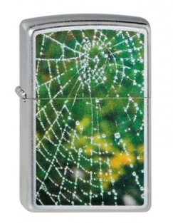 Zippo Spider Web Rain Drops